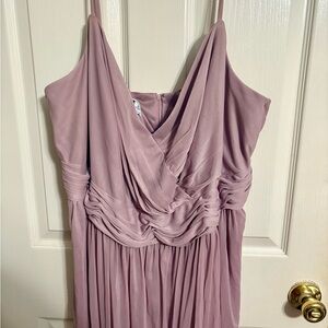 Mauve chiffon Dress (worn once as bridesmaid)